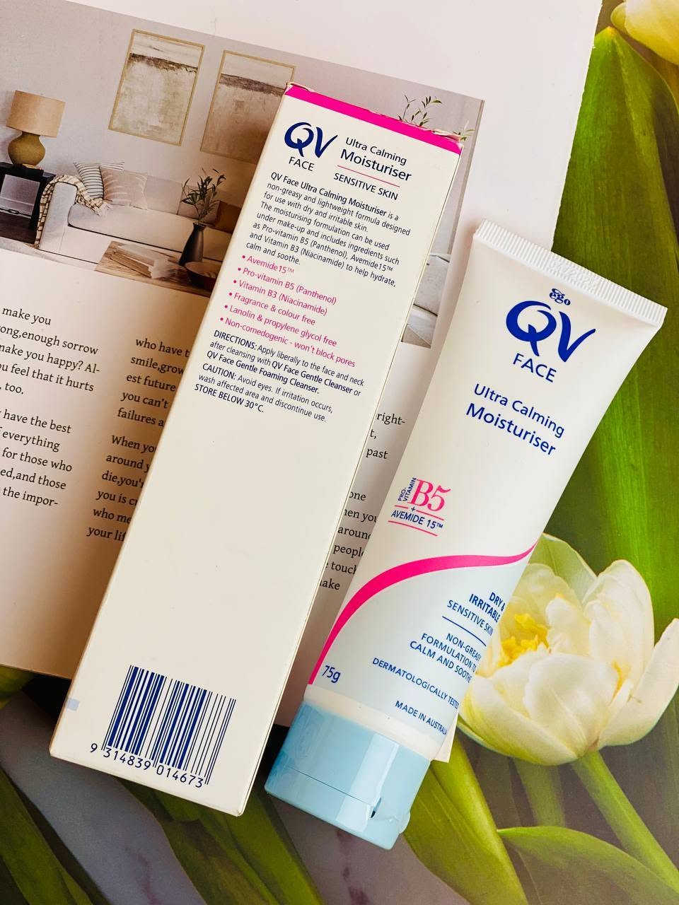 مرطب الوجه QV Ultra Calming Moisturiser هو مرطب يومي مصمم خصيصًا للبشرة الحساسة والمتهيجة. 😍😍😍

المنتج: مرطب الوجه QV Ultra Calming Moisturiser.

الحجم: 75 جرام.

المميزات: تركيبة خفيفة الوزن وغير دهنية، تحتوي على برو فيتامين B5 وفيتامين B3 لتهدئة وترطيب البشرة، وخالية من العطور والألوان واللانولين والبروبيلين جلايكول.😍🌸

الاستخدام: مناسب للاستخدام اليومي بمفرده أو تحت المكياج، ويوفر ترطيبًا لمدة 24 ساعة.🌿
المنشأ أستراليا الأصلي 🇦🇺

السعر 8 الاف
. 
. 
. 
. 
. 
. 
. 
#skincareroutine #koreanskincare #selfcare #نضارة #بشرة ✨


**إذا كنت صاحب هذا الإعلان وتريد حذفه لأي سبب، رجاءا أرسل رسالة إلى الدعم الفني**