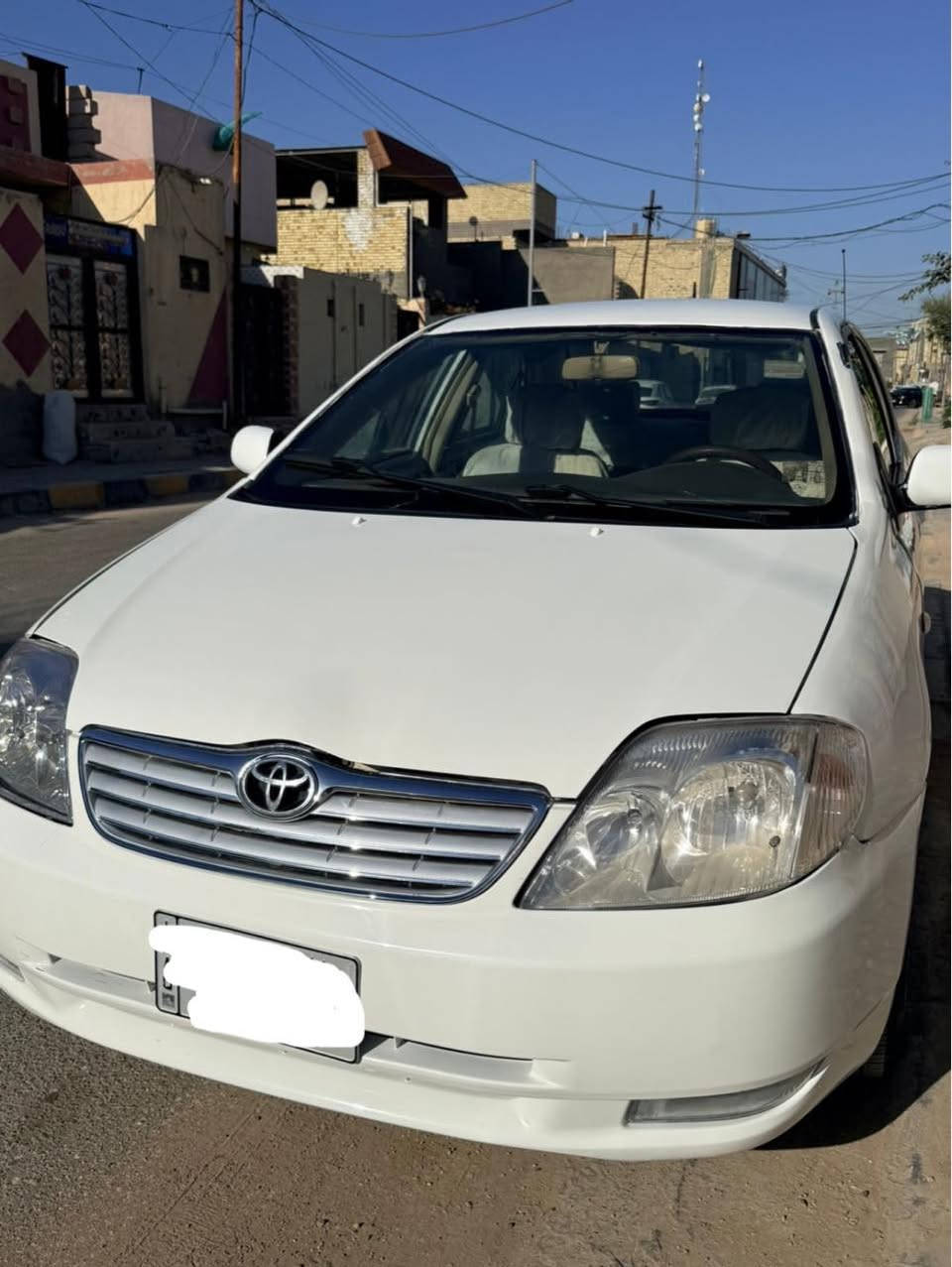 السلام عليكم لبيع كورله بيكاجو مديل ٢٠٠٤ رقم ذي قار الون بيض سياره صبغ عام اثر دحجات شواصي مكفوله تبريد شغال حداديه جدبد محرك كير جديد سعر ٦٧ بيه مجال قليل مكان نجف ستفسار اتصل ***********
