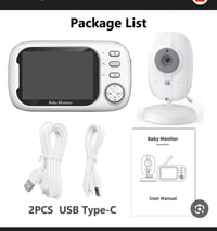 كاميرات مراقبة • شاشة مراقبة • قطعتين