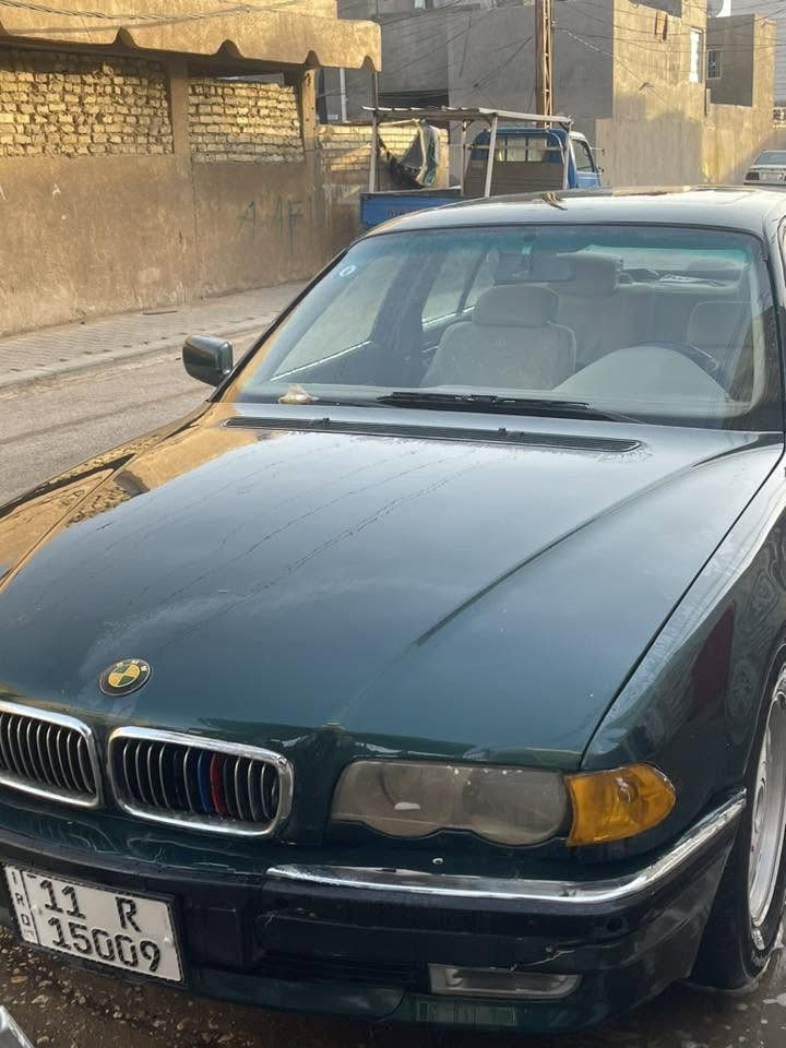 سلام عليكم بي ام خفاش 740 مال جناي رقم مميز بغداد ارقام انكليزيه سنويه جديده موديل 98 مكينه وكير مكفولات كلشي مابيهن لون زيتوني عوزها ترتيب ودواخل مصبوغه عام مكان السياره بلنجف السعر 65 وبيها مجال للاستفسار ***********
