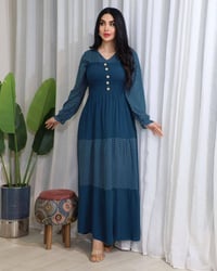 فستان بنات • كشمير كلوش • مقاسات 2XL-5XL