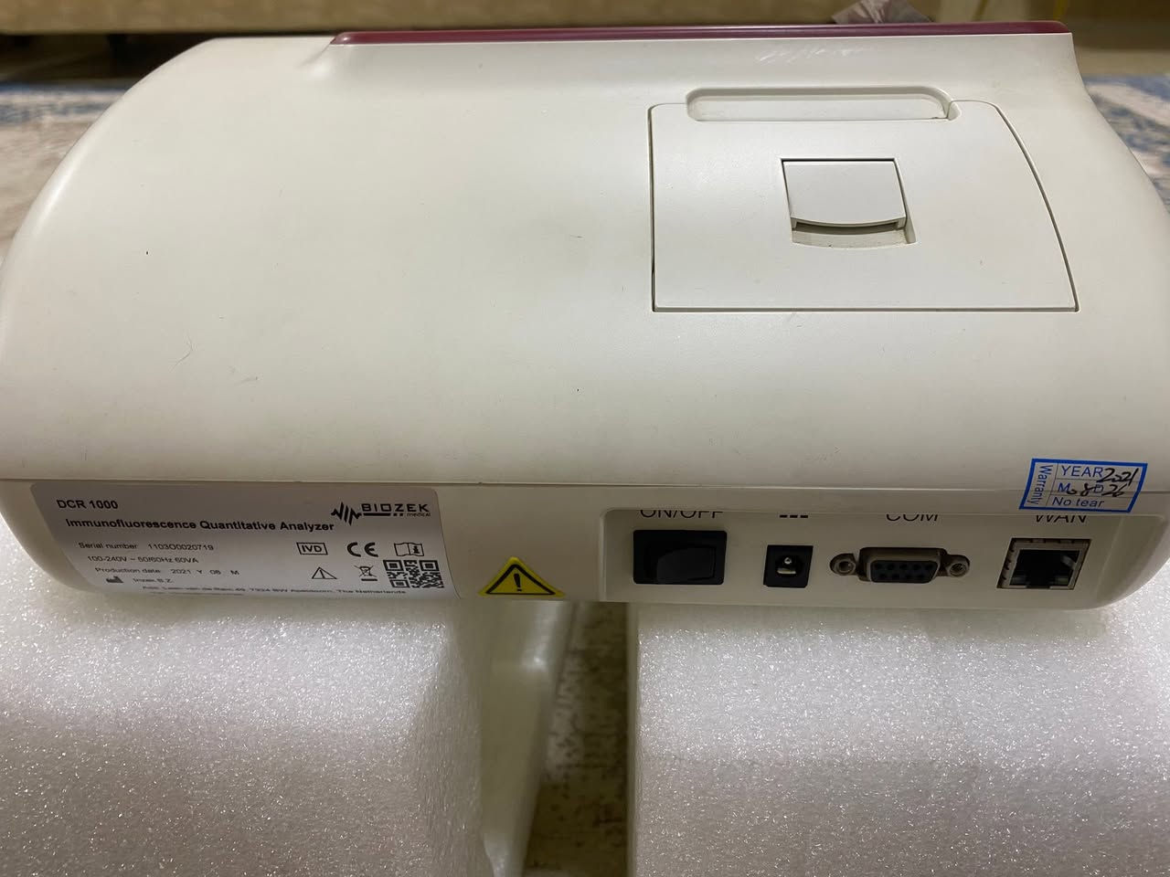 للبيع جهاز BIOZEK DCR1000 الأصلي
جهاز فحوصات مختبرية (Immunofluorescence Analyzer)
حالة ممتازة جداً، نظيف ومكفول بالفحص، مع الكارتون والملحقات الأصلية كاملة.

✅ شاشة لمس
✅ ملحقات كاملة
✅ جاهز للعمل مباشرة
✅ مناسب للمختبرات والمراكز الطبية

الجهاز كلش نضيف وقليل مستخدم وسعره مناسب مقارنةً بنظافته وحالته.

للاستفسار والمفاوضة على الخاص أو الاتصال.***********
مكان كركوك قيم جهاز واخذ لين ماعرف اسعاره بوكته اشتريته ب10اوراق
