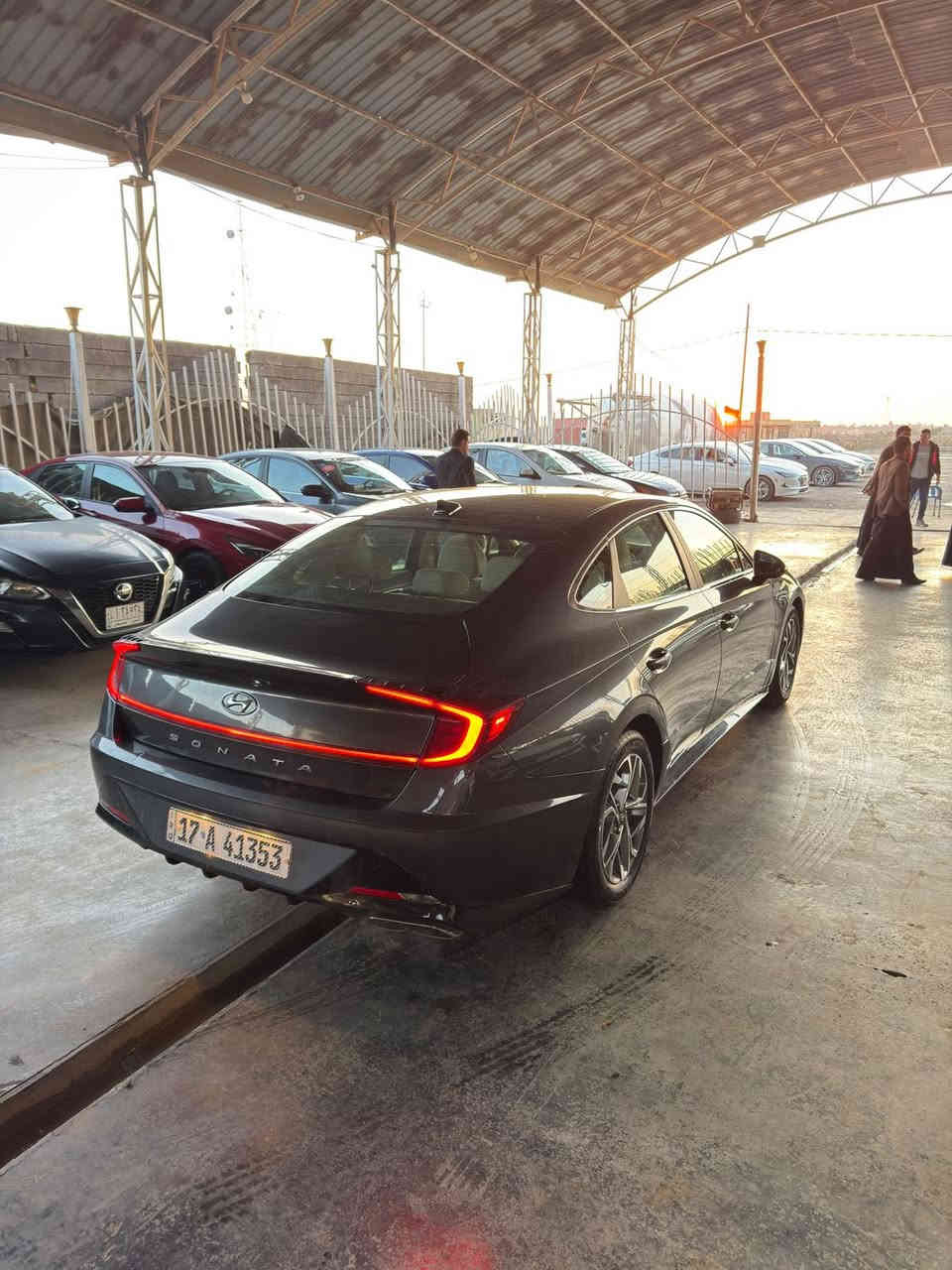 سلام عليكم سوناتا مديل (23).    المواصفات سبورت لون رمادي الحادث بنيد فقط بدون عابر بدون ارباك لغدة شاصي بدنة امامية راديترات كفالة على وظع الشركة مثنى معوقين وكالة عامة من المالك للمشتري وتعهد خطي ومستمسكات وباركود بصمة وبصمة بوب وبصمة جنطة وتغيل عن بعد سايد ابريك كهربائي شاشة لمس رادارات جانبية وامامية وخلفية مانع تصادم كشن السائق كهربائي اشارة بل مري الجانبية ويل كروم مانع انزلاق تحكم ستيرن جهتين لد نهاري لايت زنون بلاد عالي ناصي كير لمس دكم وبعد هواي موصفات بيهة ترهم مراوس ونقد وقصد حسب التفاق واتساب )***********)اتصال )***********)
