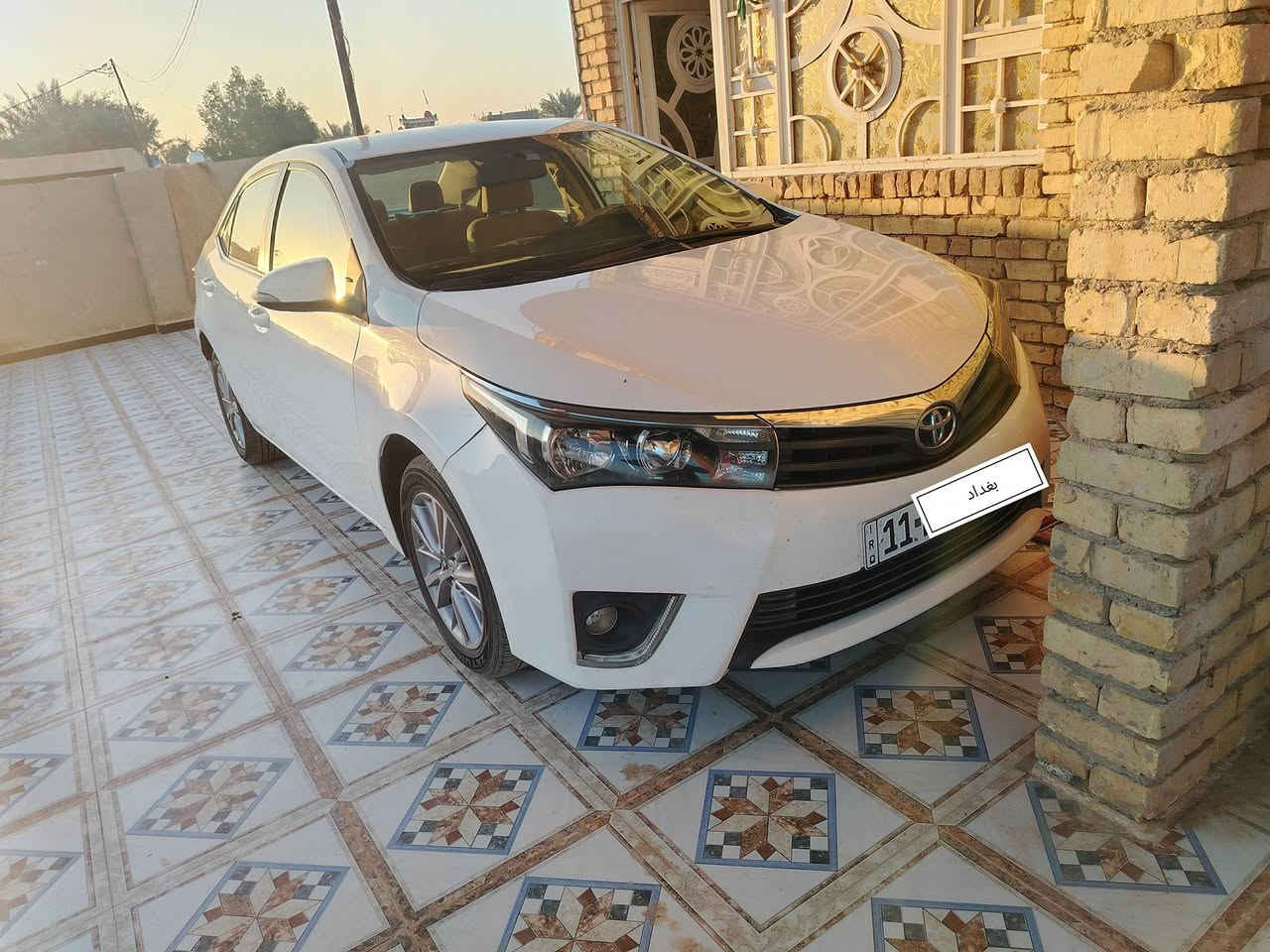 كورلا خليجي 2015 رقم بغداد انكليزي
محرك 1.6 كفالة عامه من الضربه والتبديل والصبغ فقط شخوط الي مأشر بالسونار
 السعر 152    (( مكان السيارة كوت)) 
***********
