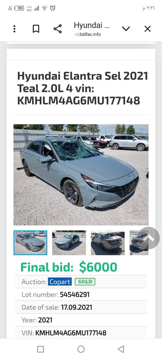 السلام عليكم النترا موديل 21 وارد امريكي حادث منشور  منظومه غاز باسمي رقم بغداد سعر 144 الاتصال على رقم الهاتف فقط ***********
