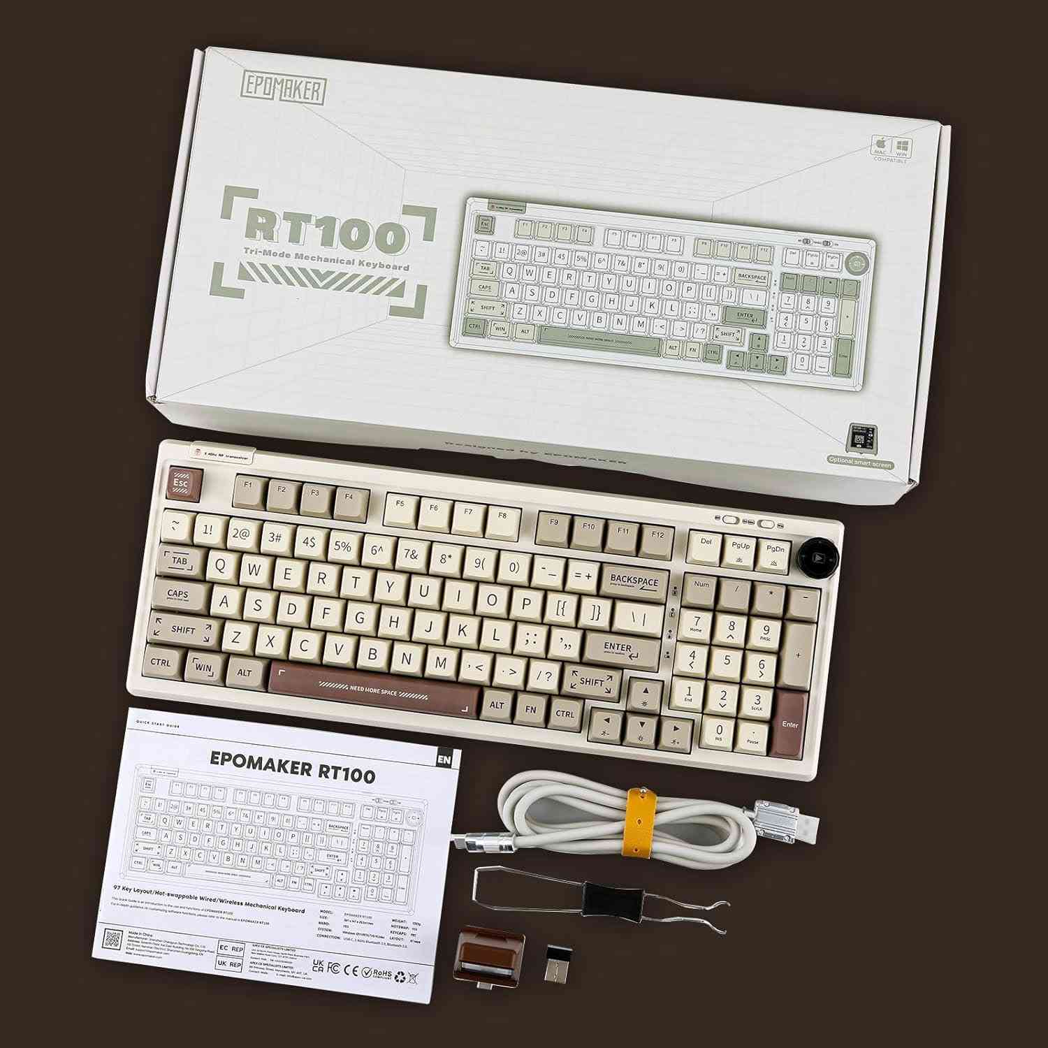 EPOMAKER RT100
95% Retro Mechanical Keyboard with Knob and Mini Display
الوحش من إيبو ميكر كيبورد خرافي راقي جدا جدا مخيف
سعره الرسمي ١١٥$
يمنا : ٨٠ الف فقط 💥


**إذا كنت صاحب هذا الإعلان وتريد حذفه لأي سبب، رجاءا أرسل رسالة إلى الدعم الفني**