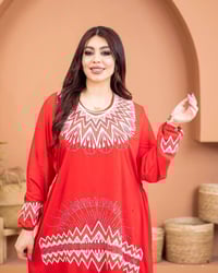 دشداشة نسائي • كشمير مراسي • فري سايز ٣XL