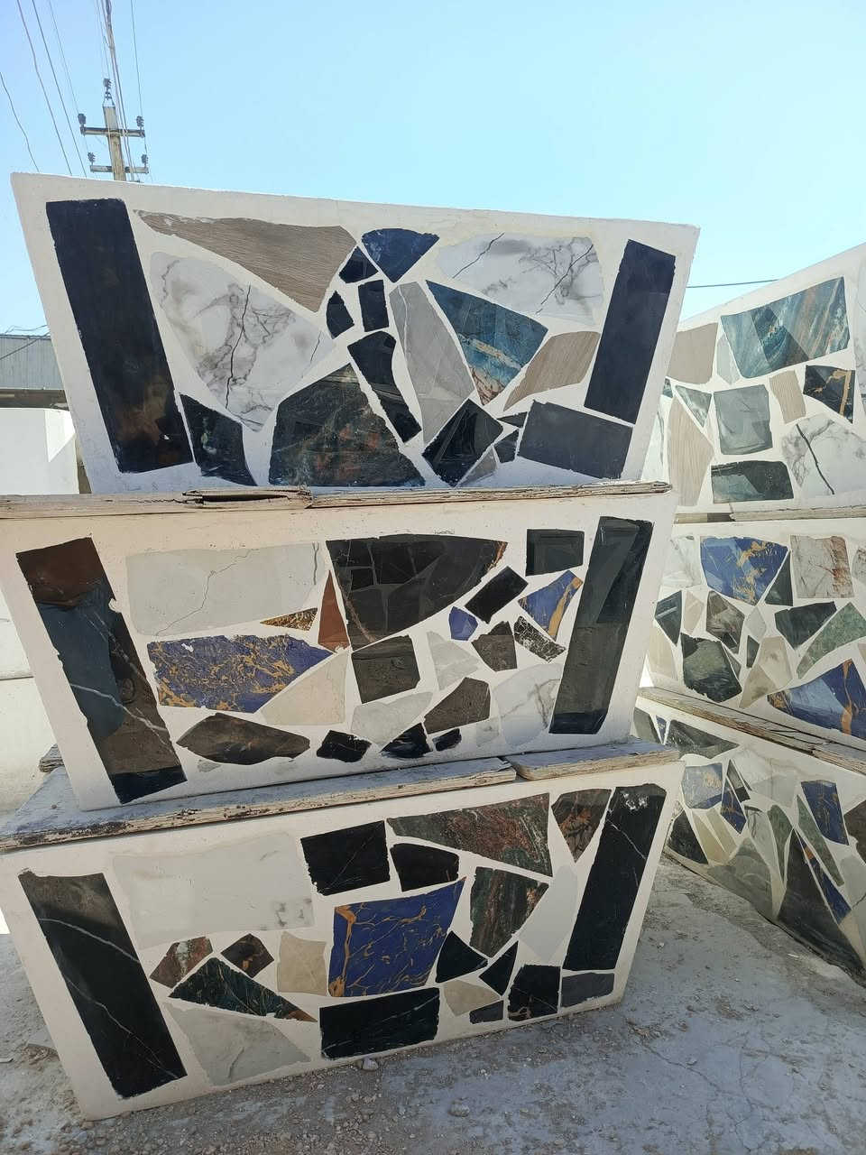 معمل كاشي اوتماتيك بغداد المرمر البايات الكرانيت البورسلين يوجد توصيل جميع المحافظات  السنا الوحيدين الكننا الفضل ***********تصال أو ستاب ❤️❤️
