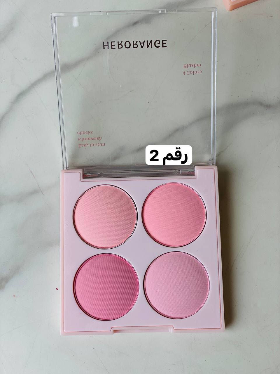 بلاشر   HERORANGE Colors Blusher 4 
البلشر الكوري من herorange يحتوي على اربعه الوان 🇰🇷
بلشر هيراورنج بتركيبة و قوام خفيفة 
🎀- سهل الدمج و ثابت لفترة طويلة 
🎀- سهل الاستخدام و التوزيع على البشرة وينطي مظهرا طبيعي
🎀- ممتاز للاستخدام اليومي
متوفر بثلاث درجات : 
#01 #02 #03

🚘يوجد خدمة توصيل لجميع محافظات العراق 4 الاف 🚘


**إذا كنت صاحب هذا الإعلان وتريد حذفه لأي سبب، رجاءا أرسل رسالة إلى الدعم الفني**