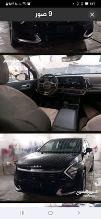 سبورتج 2023 هايبرد وارد امريكي  اسود 4 ويل جديدة  ماشيه  10 الاف  حادث...