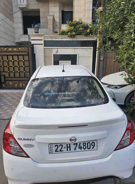 السلام عليكم من رخصه الادمن 
نيسان صني للبيع موديل 2023
بيه حادث دعاميه مبدله 
وشبر بالجاملغ صبغ بدون معجون
وصبغ بالبنيد ع كد شبرين 
المواصفات معروفه 
شاشه كار بلي 
مكانه بغداد البنوك 
السياره شماليه اربيل 
ماشيه 60 الف 
السعر 118
الرقم ***********
