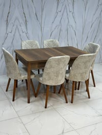 ميز طعام • خشب تركي • قابل للتمديد