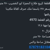 طلاع الحمزة ابو الخصيب • ٢٥٠م • ملك صرف