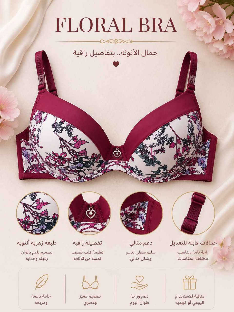 #حمالة صدر موديل روعه 😊😍
عظم سفنجة واحدة كوالتي جداً عالي صناعة تركية 🇹🇷

القياس
36-38-40
متوفر جملة و مفرد 

موديلاتنا مختلفة من حيت الجودة والكوالتي بغداد, العراق


**إذا كنت صاحب هذا الإعلان وتريد حذفه لأي سبب، رجاءا أرسل رسالة إلى الدعم الفني**