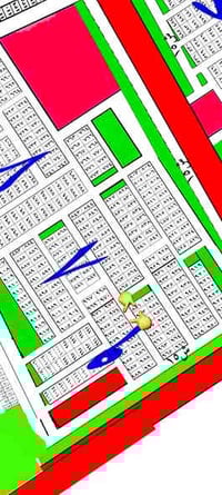 مربع الميات • ٢٥٠م قطعتين • شارع ٤٠