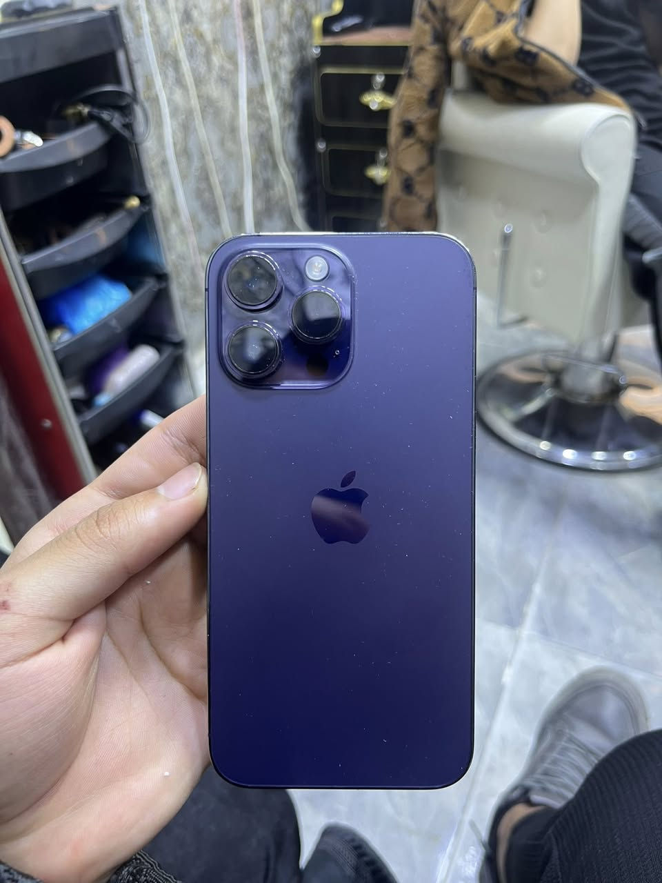 سلام عليكم حبايب جهاز ايفون 14 برو ماكس للبيع 🔥💵
الون بنفسجي 💜💜

ذاكره 256💽

بطاريه 83🔋

شرق اوسط 🌎

كامل ملحقات 🆕

الجهاز فول فول نضافه 🔧❌

 السعر 875💸

بي مجال قليل 🖇️

مكان فلوجه حي العسكري 📍

رقمي *********** بي واتس 📞
