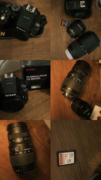 نيكون D5300 • عدسة 18-55VR • عدسة سيجما 70-300