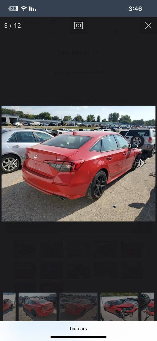 السلام عليكم  للبيع
Honda Civic 
2023
 Sport 
 رقم أربيل بأسمي تحويل بأي وقت 
بدون دواخل  
حداثها موضح بالصوره 
مابدل بيها اي قطعة  البنيد معدل موضح بالصوره
وراديترات مالتها الاصليه 
موصفات السبورت معروفه 
سياره جاهزه  وحلوه  والسياره مشغلها شغل مال جناي مو بيعاع شراي
السعر 155 وبيها مجال وبالخير ع ياخذها 

للاستفسار  خاص او الاتصال  ***********
