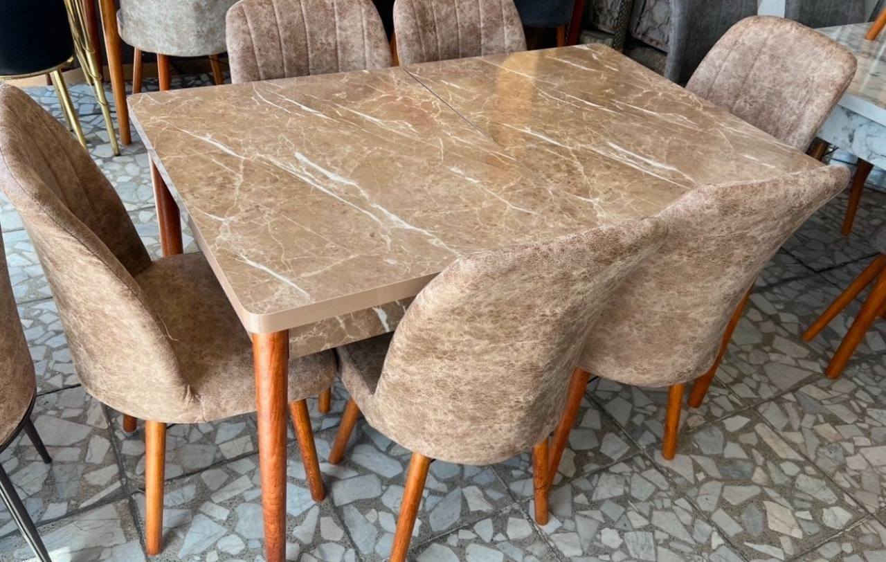 #سارع_بالحجز_كمية_محدودة ✨✨

- ميز طعام ✨✨
متوفر 6 و 4 كراسي✨
السطح  زجاج سلايت ✨✨
قياس 140 *80 سم 💫
بعد التكبير 170 سم 💫
الأرجل حديد طلاء ثابت ✨✨
درجة اولى ✨✨
للحجز ولاستفسار مراسله الصفحه ✨✨
-🚕🚕🚕🚕🚕
تتوفر خدمة توصيل
كافه محافظات العراق


**إذا كنت صاحب هذا الإعلان وتريد حذفه لأي سبب، رجاءا أرسل رسالة إلى الدعم الفني**