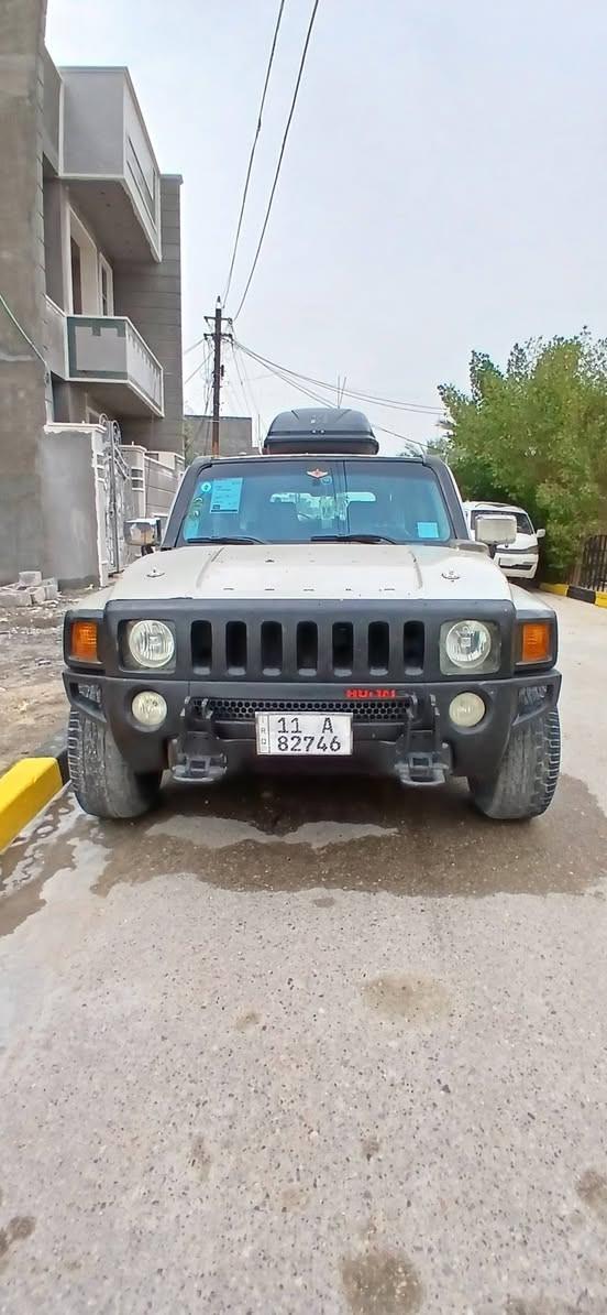 يا الله السلام عليكم للبيع سياره همر 2007 H3 سياره بسمي تحويل ثاني يوم السياره بلاديه لا ضربه ولا صبغ كهربائيات كلهه شغاله تخم تاير نص عمر صدر خير من الله مكينه وكير جدد مال حاويه خمسه سلندر 3700  السياره جاهزه نقص بس تبريد السعر 70 وبيهه مجال حك جيه مكاني بغداد الزعفرانيه رقمي‎0771 586 2361
