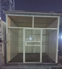 كرفان للبيع 4×3 وارتفاع 2ونصف مأسس كهرباء،سطح ايزوگام ، بدون ارضية، تر...