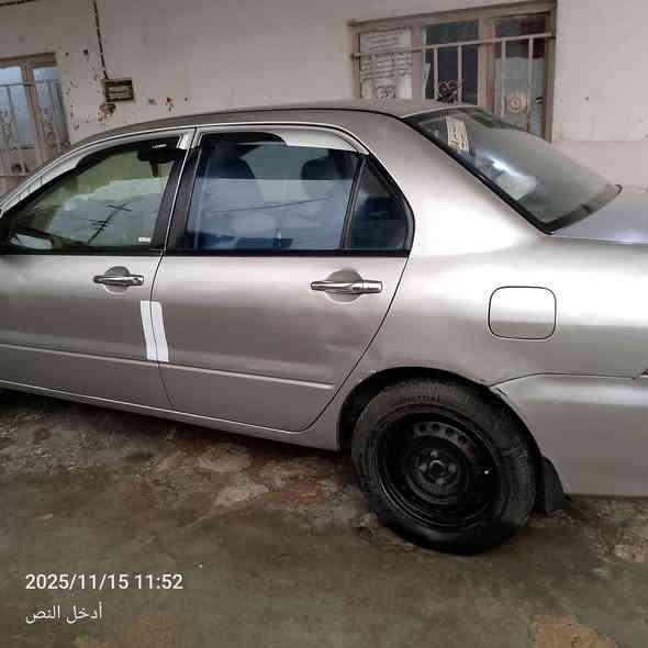 السلام عليكم ورحمه الله وبركاته متاح ميسيبوشي لانسر موديل عشرة خصوصي رقم هزة سنويه  كله جديد السيارة ضررها جامرلغ امامي خلفي وبوب اليم السايق بيهن رش توحيد لون فقط بدون ضرر عارضها 70 وبيها مجال قليل للشراي يتصل وبي خير ويدلل الرقم ***********
