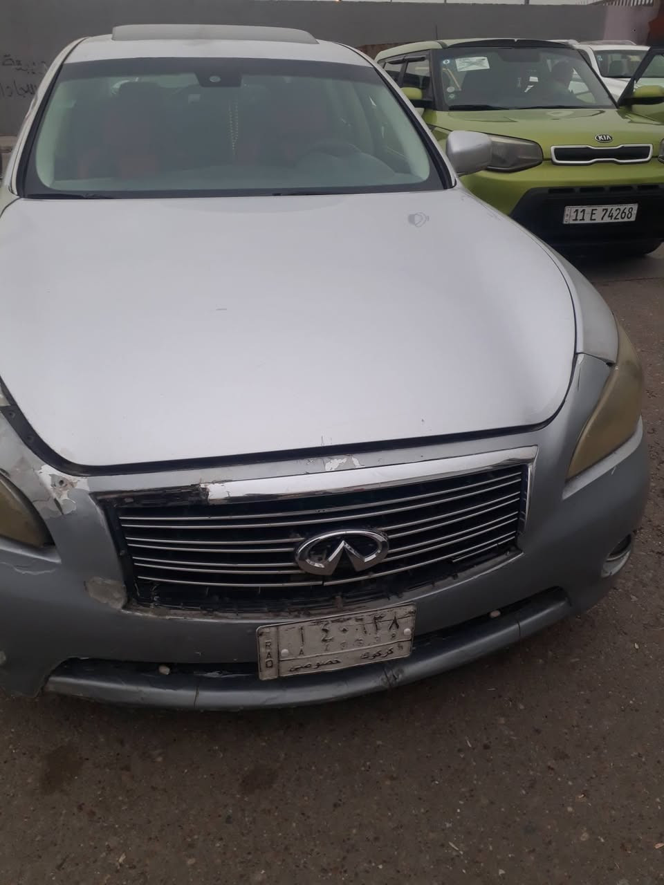 سلام عليكم انفنتي ياباني ٢٠١٣ مكينة وكير اكسجن جدد شركه لا صبغ ولا ضربه كفالة عامه سنويه تحويل الى ٢٠٢٩ سعر ٥٥ ورقة مكاني بغداد بلديات رقم الهاتف ***********
