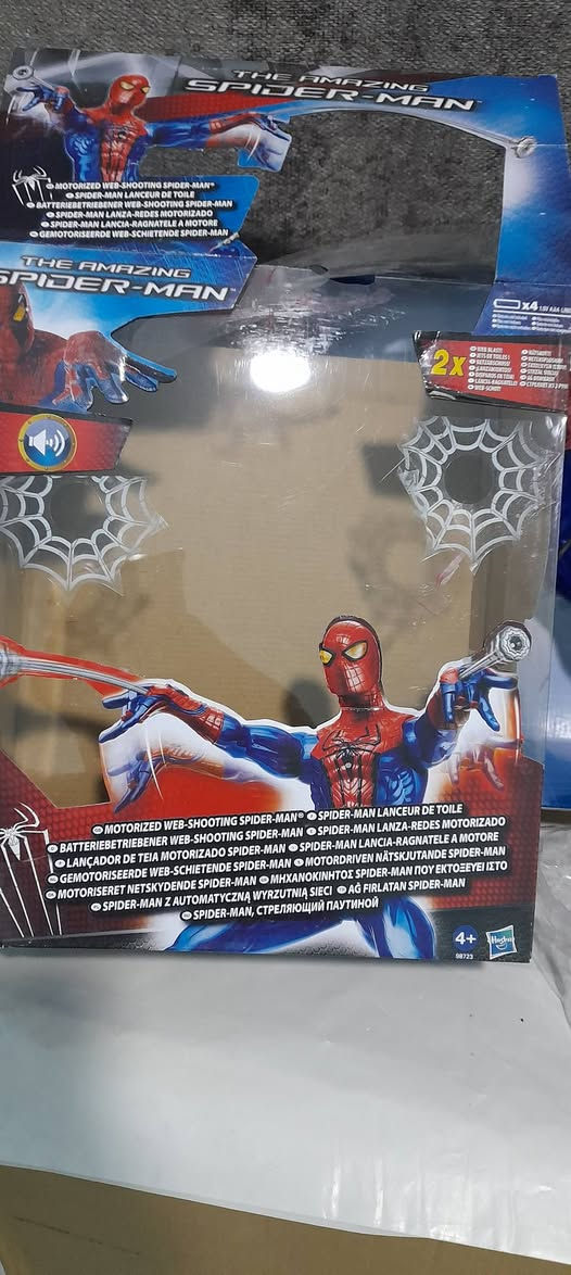 سبايدر مان ماركة هاسبرو حوالي ٤٠سم


**إذا كنت صاحب هذا الإعلان وتريد حذفه لأي سبب، رجاءا أرسل رسالة إلى الدعم الفني**