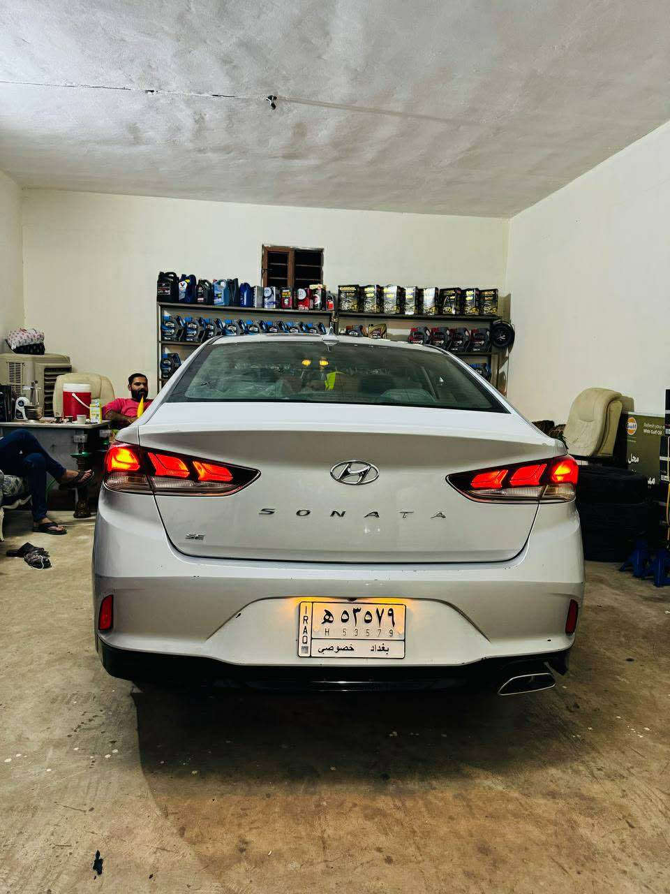 السلام عليكم 
سوناتا للبيع موديل 2019
مواصفاتها: شاشة كبيرة لمس نظام ملاحة رادرات كامرة دوارة
ضربة :جاملغ وبنيد 
نواقص :ماببها 
كير  :كفالة 
مكينة :تنقيص 
تبريد  :شغال 
مكانها :واسط 
باسمي تحويل مشروع وطني بغداد
السعر : 140
*********** الصويرة, واسط
