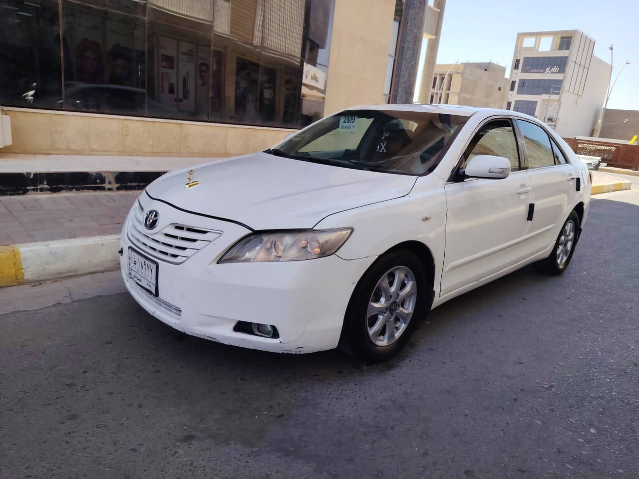 ((سلام عليكم)) للبيع او مراوس حسب القناعه
أعتذر لبيع بل اقساط رجائن
كامري2009خليجي فطيم فوووول واحد علا واحد
فتحت سقف برده خلفيه كهرباء حساس امامي خلفي رادار
تحكم ستيرن جهتين شاشه كامره
سياره كير محرك صدر تبريد خير من الله جاهزات
ضرر ثلاث قطع خلفيه بدون دواخل شواصي لغود تكم قماره مكفولات  رقم بغداد وبأسامينه تحويل مباشر بشرط سياره مال جناي جاهزه وحديده مابيه اي نقص ٩٧وبيه مجال بسيط حك جيه رجائن لمو شراي لا يتصل ***********
مكانه. لانبار رمادي
