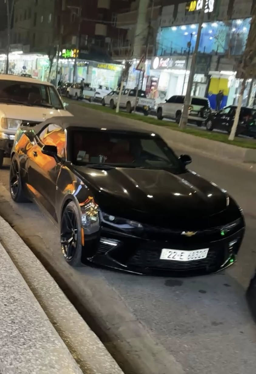 camaro v6 2019 
كير محرك شرط 
ماشيه ٥٢ ميل 
سقف كشف 
دواخل جلد احمر جديد 
وياله تايرات جديد z28 
سبويلر zl1 
دفيوزر اربع كزوز 
دعاميه ss جديد 
لايتات ليد zl1 
زينون اصلي كليش قويه 
شاشه كار بلي 
صبغ بيها اربع قتع و نص ابيع حزام 
بدون دواخل بدون ايرباك بجم كبس 
مكان دهوك 
واتساب ***********
سعر كليش مناسب ١٣٣$ بيها مجال 
سياره كلشي بيها جديد بدون مصرف 
سياره مابيها تعديل مابيها شخط مابيها رصعات

