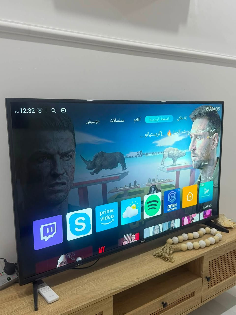 بلازما جديده بالكارتونة دنكة
📺 للبيع: شاشة دنكة بلازما 65 بوصة

* قياس: 65 إنج

* صورة واضحة وألوان جميلة

* صوت نقي

* تدعم HDMI وUSB

* مناسبة للأفلام، المباريات، والألعاب

📍الموقع: بغداد البنوك شارع الكنيسة 

📞 للاستفسار والمعاينة: ***********

السعر: 400 الف جديد 🆕
