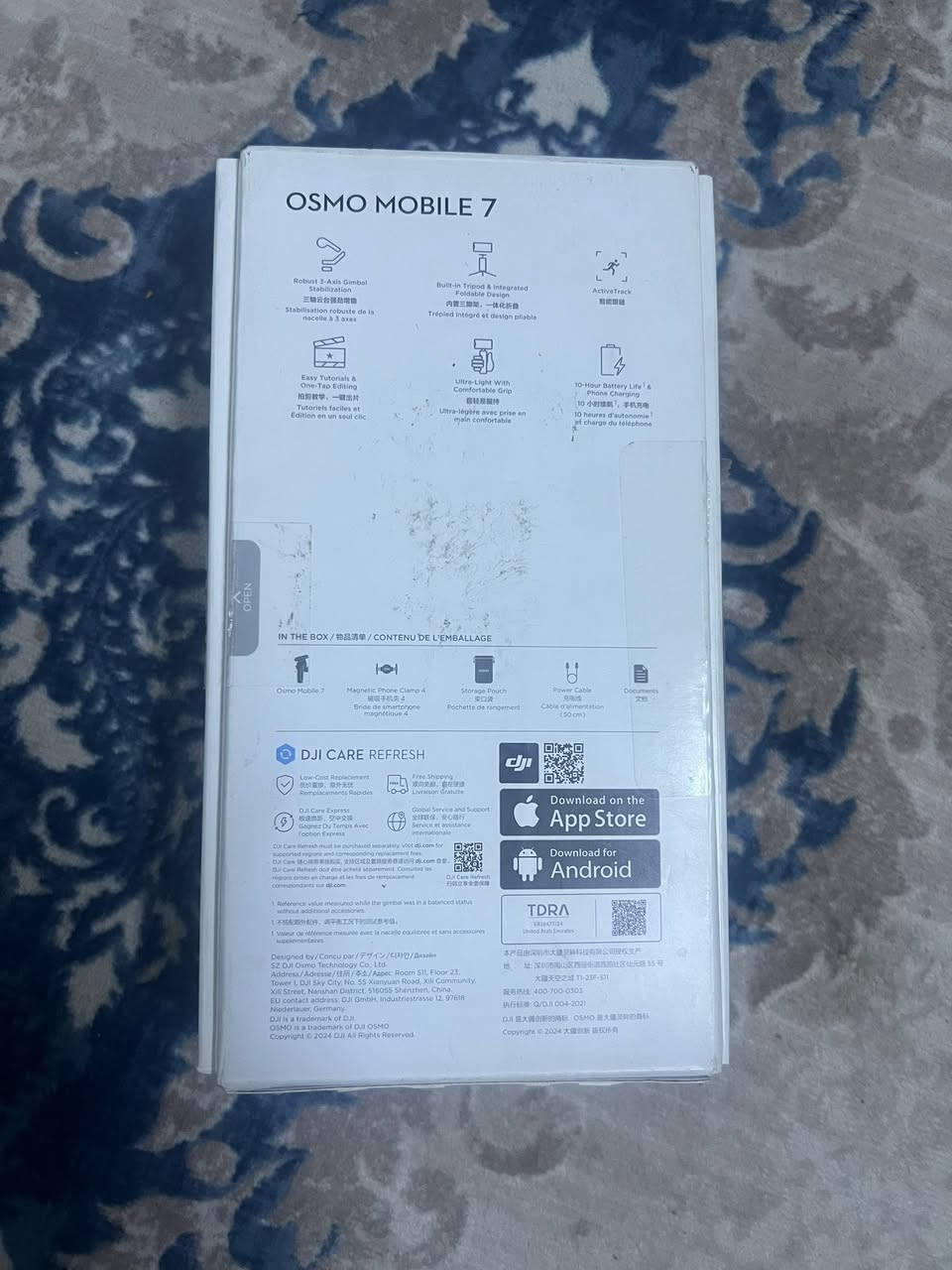 اوزمو موبايل 7 dji ما مستخدم بس مره وحده نضيف كلش السعر ١٥٠


**إذا كنت صاحب هذا الإعلان وتريد حذفه لأي سبب، رجاءا أرسل رسالة إلى الدعم الفني**