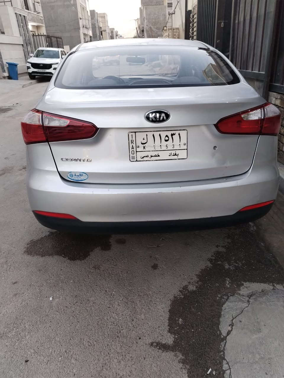 السلام عليكم سياره سيراتو ٢٠١٤ خليجيه بدون صبغ بدون حادث بيها جراد بل قماره وقبق الجنطه فقط سياره خير من الله كير مكينه صدر تخم تاير تبريد رقم بغداد تحويل ثاني يوم مكاني بغداد حي الجهاد شارع الشارقه السعر ١٠٥ وبيها مجال بصيط كولش ***********
