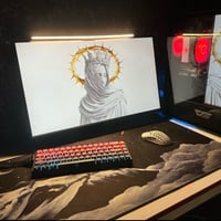 MSI MAG 275QF  180 HZ 1440x2560 IPS Ms 0.5 مع لايت بار  والستاند الخاص...