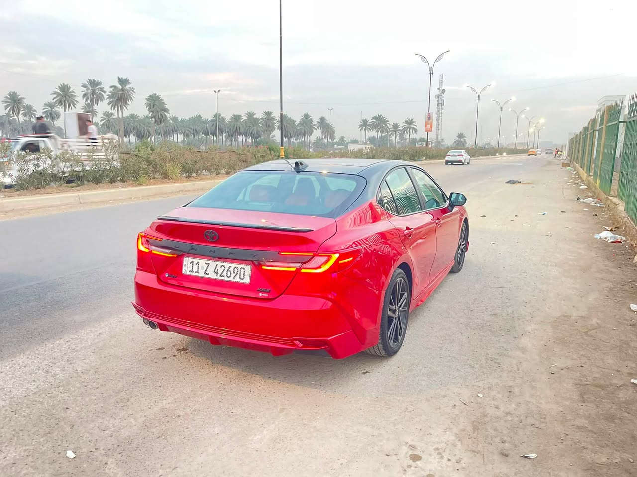تويوتا كامري هايبرد

موديل 2025 الشكل الجديد

سيارة فول للاخير 1/1

اعلى فئة بلكامري

(حادثها بنيد فقط مبدل)

عداد 18الاف 

 الصنف : xse 

وارد امريكي 

بانوراما

داخل احمر 

شاشة كبيرة

انارة داخليه محيطيه انت تتحكم بيها

تدفئه بلكشنات + بلستيرن

كشنات كهرباء

شفتات سرعة

اوتو هولد

مانع تصادم PCS  

 تحديد المسار —— LDA

‏BSM —— نظام النقطة العمياء

‏PDA —— مساعد القيادة التفاعلي

‏RCTA —— رادارات خلفية

‏SEA —— نظام الخروج الآمن 

مثبت سرعه تفاعلي —— ACM

‏AUTO PILOT —— سائق ذاتي 

مانع انغلاق العجلات —— ABS

‏TCS —— مانع الانزلاق 

بصمة أبواب + دخول ذكي

شاحن وايرلس

هندبريك كهرباء

نظام صوتي مميز+ مضخم صوت كبير

سيارة بيها كلش هواي مواصفات ماذاكرهن

ايرباك ستيرنك فقط

مكان السيارة -بغداد _قرب الجزيرة السياحيه

 السعر 225$$

 *********** للاستفسار
