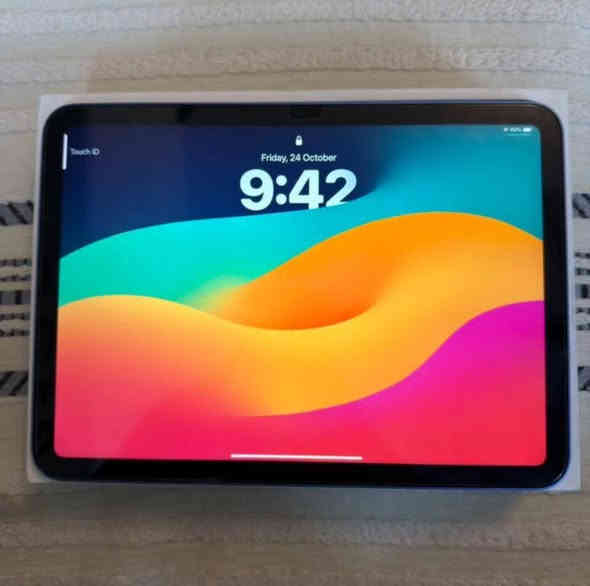 ايباد 11 ذاكره 128
بطاريه 100 مشحون 38 مره مراوس بايباد مني 7
