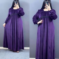 دشداشة نسائي • جلد الأرنب ثقيل • فري سايز ٩٥كجم