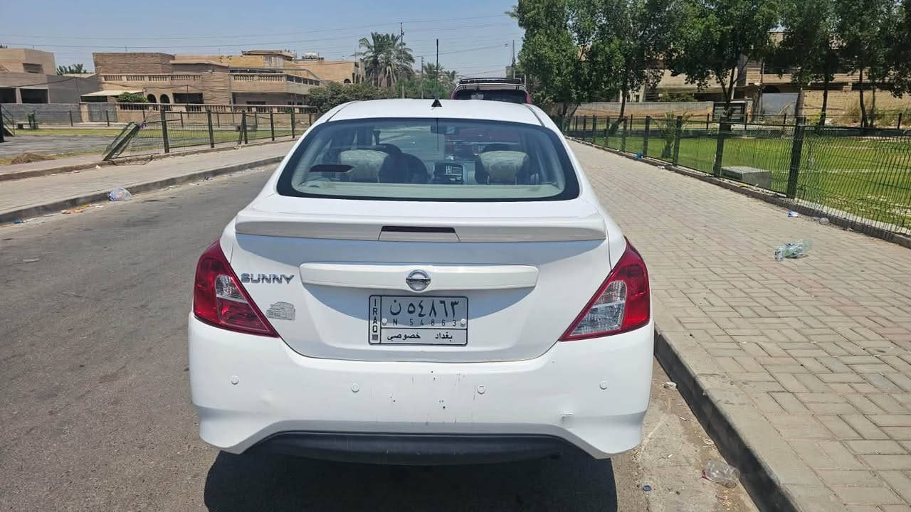 السلام عليكم سيارة نيسان صني 2021 ماشيه 69 السعر 105 للستفسار *********** مكاني بغداد حي الجهاد
