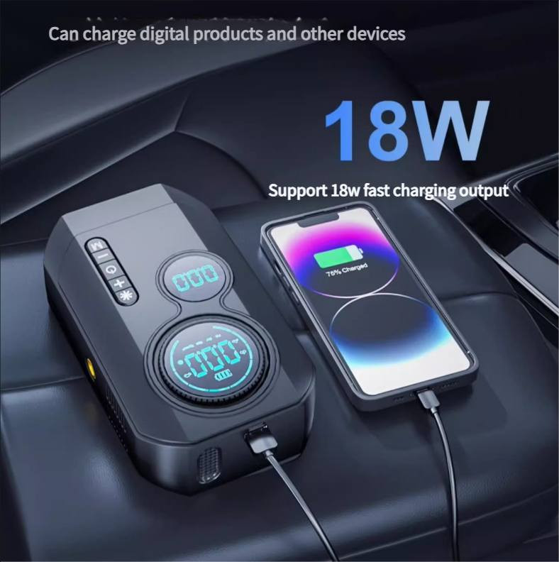 جطل سيارة ممتاز جهاز محمول وخفيف الوزن مصمم لتشغيل السيارات ذات البطاريات الفارغة دون الحاجة لمركبة أخرى. 
يمكن استخدامه أيضًا كبنك طاقة (Power Bank) لشحن الأجهزة الذكية عبر منافذ USB. 
يحتوي عادةً على مصباح يدوي LED مدمج للطوارئ. 
يأتي مع كابلات توصيل (الكماشة الحمراء والسوداء) لتوصيله بأقطاب البطارية. 
السعر 40 الف اكو توصيل لكل المحافظات للحجز خاص او اتساب ***********
