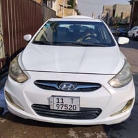 اكسنت خليجي بلو ٢٠١٣ سياره خير من الله كير محرك تبريد  هزه بيه كلشي جا...