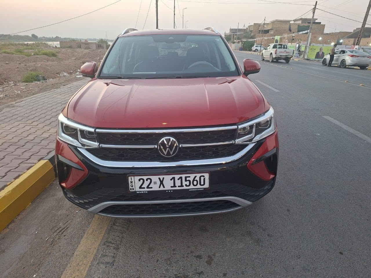VW taos 2023 Sel
ماشيه 40 الف كيلو 
مواصفاتها:
بنوراما 
تدفئه وتبريد كشنات 
تدفئه ستيرن 
رادارات ٣٦٠ 

حادثها جاملغ بدون دواخل ايرباك بس برده طاك
مكانها اربيل 
رقم اربيل باسمي تحويل نفس اليوم 

*********** واتساب واتصال

سعر 150$
