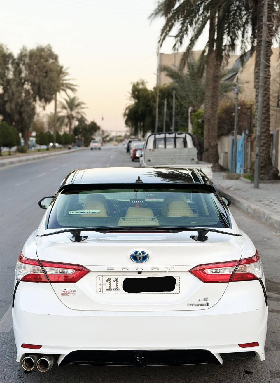 السلام عليكم من رخصة الادمنية 
للبيع كامري خليجي هايبرد تكسي دبي
2019 مسجله 2023 شرط التحويل 
رقم بغداد الجديد سنوية جديدة
فول مواصفات للاخير عده البانوراما 
محرك كير تبريد بطاريات كفاله كلش جديدة
مكفوله السيارة بدون حادث ابد ولا معجون ابد 
عارضها ب 143$ بيها مجال بسيط مكاني شارع فلسطين
اي استفسار ***********
