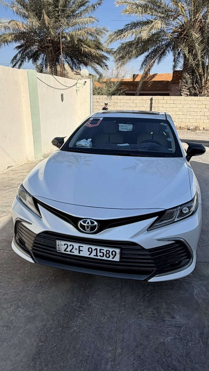 كامري 2024 خليجي GLE بانزين و ليس هايبرد سنويه جديده ماشيه  30 الف كيلو فقط
فول مواصفات 
السياره بأسمي رقم اربيل الجديد السياره مكفوله من الحادث والصبغ والشخط شرط النظافه
المواصفات (فتحه )برده خلفيه اوتو
كشنات جلد + كهرباء الجهتين
حساسات اصطفاف امامي خلفي لايت زنون كشافات
بصمه / شاشه /قطعتين تبريد
و باقي المواصفات المعروفه 
***********
المكان صلاح الدين/بيجي /قرية البوطعمة

