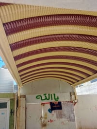 سقيفه للبيع الطول 7امتار والعرض 4امتار السقيفه جديده سعره 600.قفل.. لل...