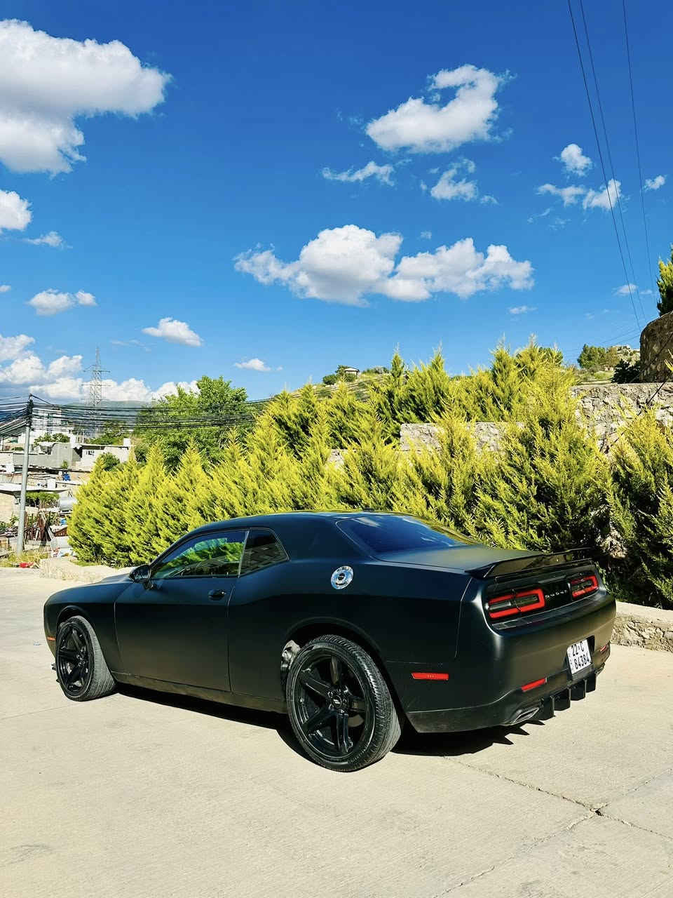 DODGE challenger 2021 v6
كشنات جلد ابيض 
كشنات كهرباي 
وياله تايرات جديد ٢٠ تو سايز 
سياره كامل مخلف ppf ضمان 
كير محرك كهرباي شرط 
داخل اناره كامل متغير الوان LED
زينون عدسات قويه 
صدر خلفي جديد 
ادامه جديد 
رقم سنويه جديد +تحويل وكاله شرط 
ماشيه ٥٧ ميل 
حجر كزوز شرط 
مكان سياره دهوك 
*********** واتساب 
سعر كليش مناسب ١٥٣$ مجال 
سياره بيها ٤قتع و نص ابيع حزام علمود مغلف بدون دواخل ايرباك سستم 
البيع او مراوس ب R/T
