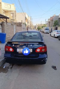للبيع كورولا نحلة ٢٠٠٧ وارد كندي حادثها خفيف الجاملغ الخلفي الايسر وهس...