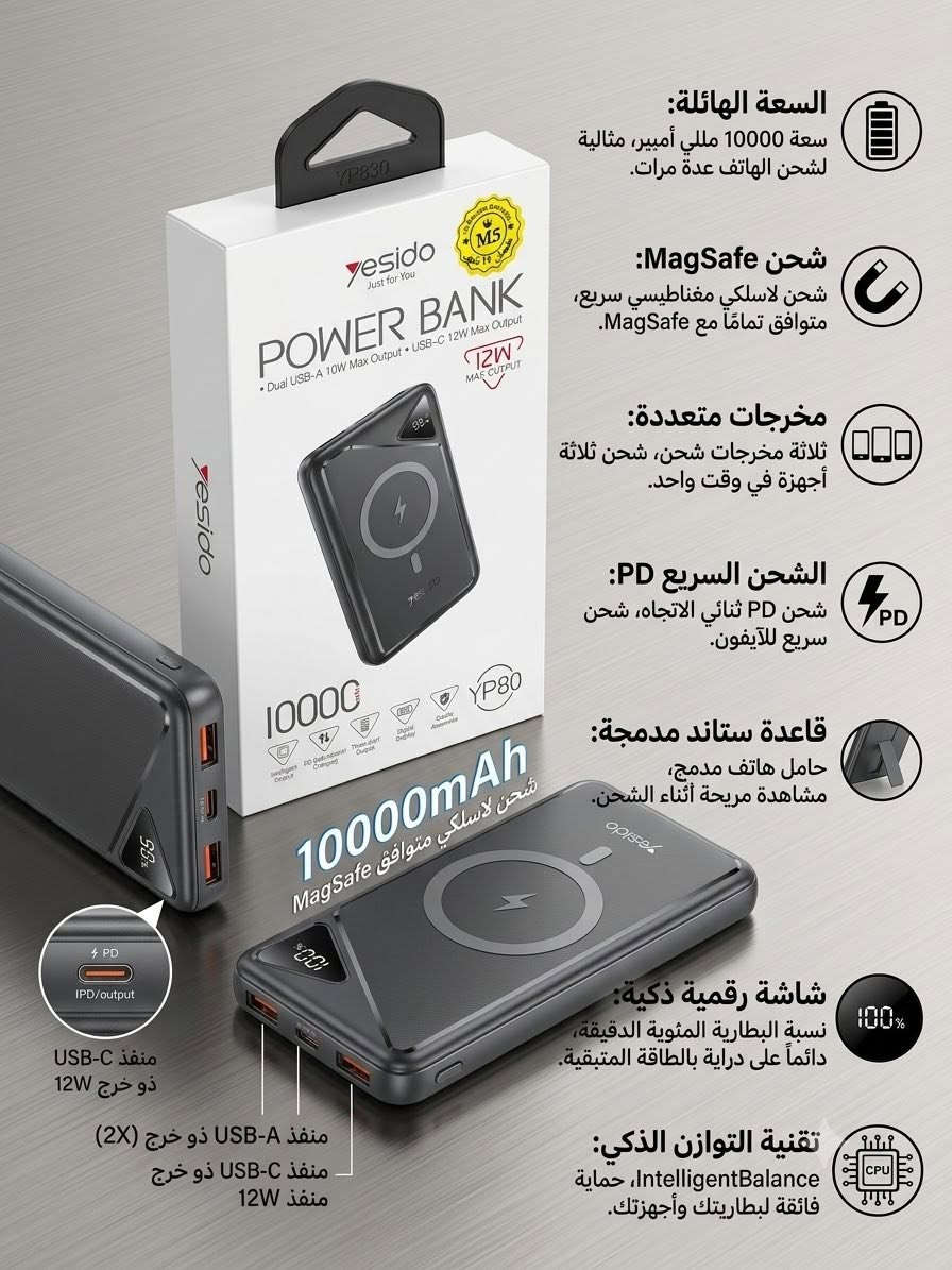 متوفر 
Power bank
بأسعار تنافسية🔥🔥🔥


**إذا كنت صاحب هذا الإعلان وتريد حذفه لأي سبب، رجاءا أرسل رسالة إلى الدعم الفني**