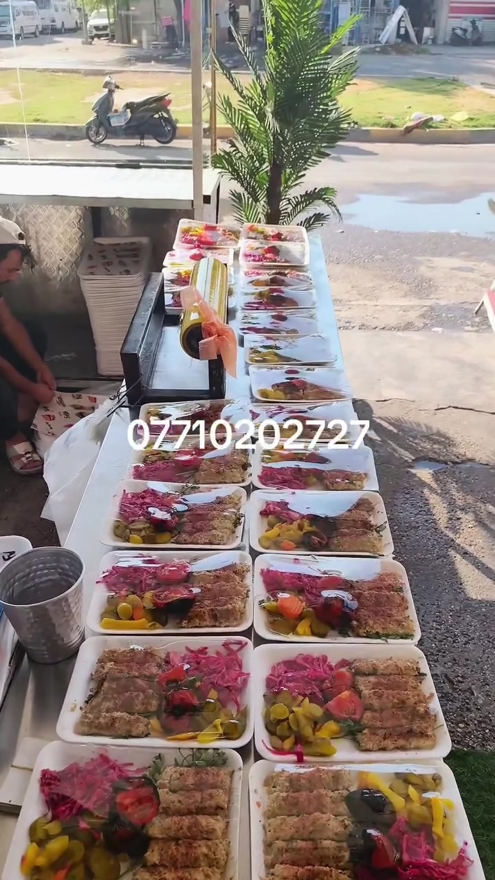 5شياش كباب دجاج 3الاف دجاج بوادي اللهوشاهد مطعم ومشويات حيدر المندلاوي جميله شارع ضريبه توصيل اقل كميه 50ماعون ***********
