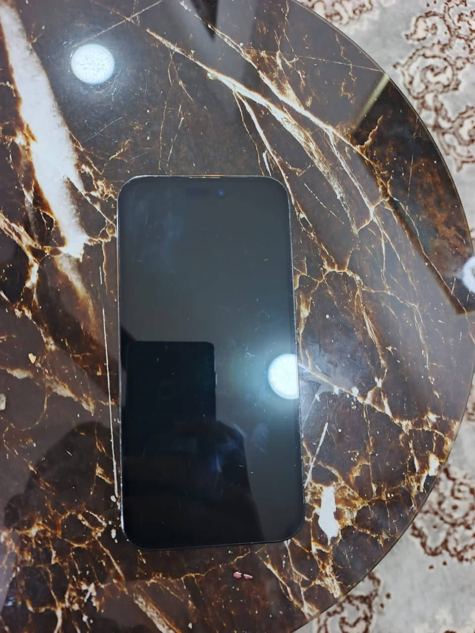 آيفون 14promax
لون اسود 
ذاكرة 256
🔋 بطارية 79

نضافه جهاز 90‎%‎
السعر 775وبي مجال 
العنوان :الشعب حي التجار 
ملاحظة 🗒️ الجهاز بدون كارتونه


**إذا كنت صاحب هذا الإعلان وتريد حذفه لأي سبب، رجاءا أرسل رسالة إلى الدعم الفني**